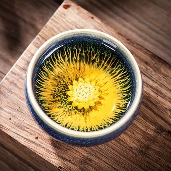 Silver - Inlaid Jianzhan Tea Cup