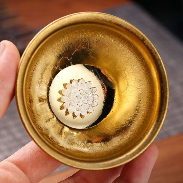 Silver - Inlaid Jianzhan Tea Cup