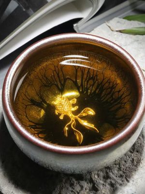 df84bd516611692af1dc57f7fd53968d Silver - Inlaid Jianzhan Tea Cup