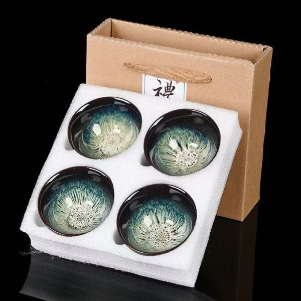 4 - Piece Kiln - Changed Tea Cup Set