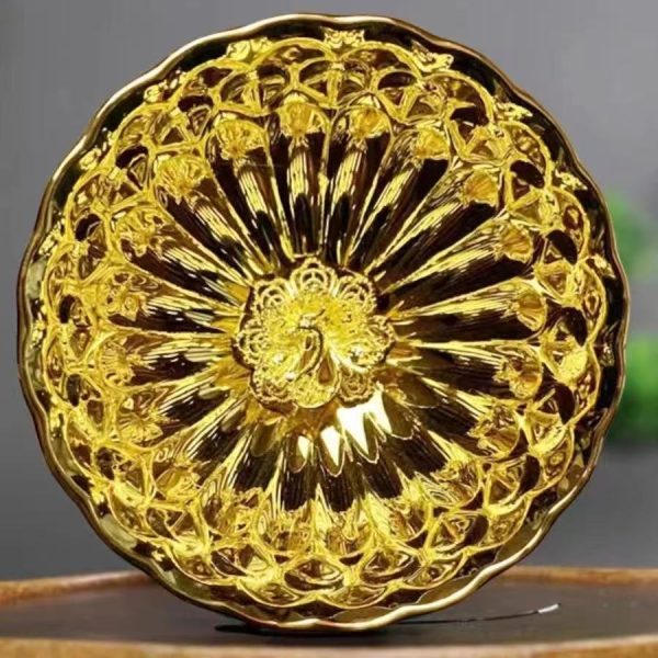 Golden Peacock Tea Cup