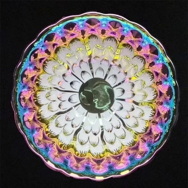 Iridescent Floral Tea Cup