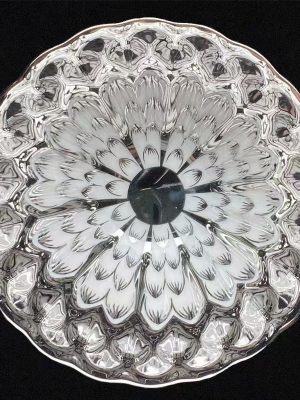 Silver Lotus Crystal Cup