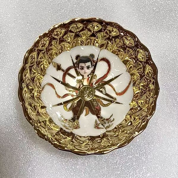 Nezha - Themed Golden Tea Cup