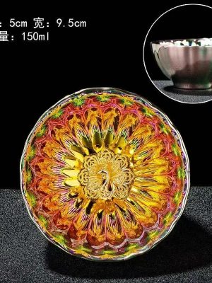 单只 (8) Iridescent Peacock Tea Cup