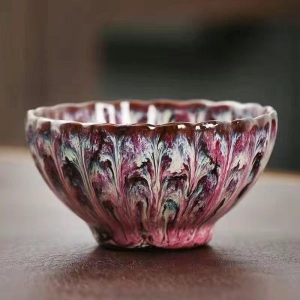 Kiln - Changed Floral Textured Tea Cup